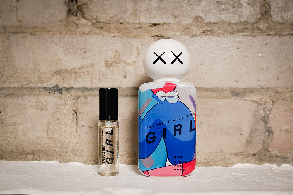 KAWS x PHARRELL x COMME DES GARCONS GIRL FRAGRANCE tester