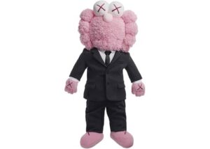 kaws plush pink