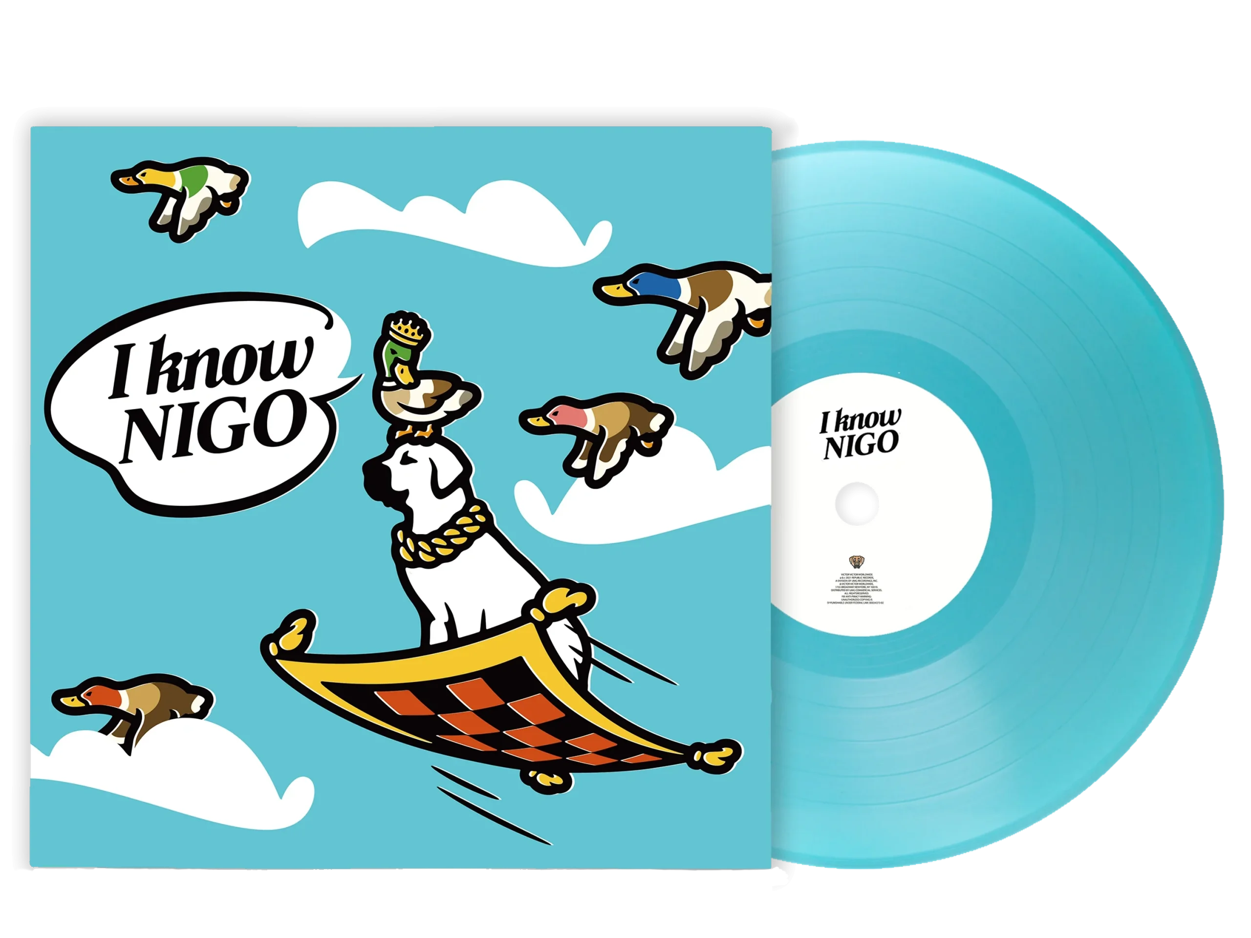 NIGO レコード I KNOW NIGO KAWS VINYL 未開封 - 洋楽